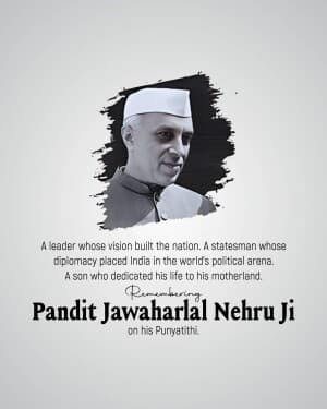 Jawaharlal Nehru Punyatithi post