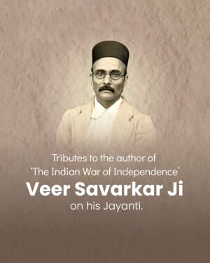 Vinayak Damodar Savarkar Jayanti post