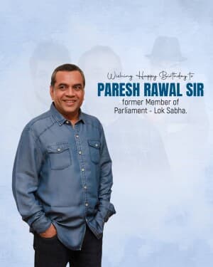 Paresh Rawal Birthday image