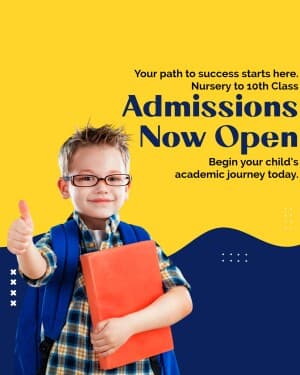 Admission Open marketing post