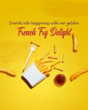 French Fries banner
