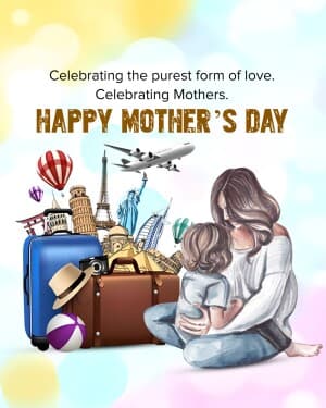 Mother's Day marketing flyer