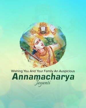 Annamacharya Jayanti post