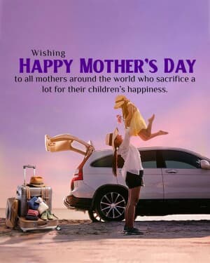 Mother's Day event poster