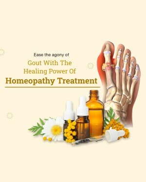 Homeopathy promotional poster