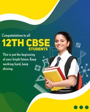 CBSE 10-12th Result flyer