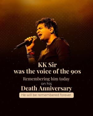 KK Death Anniversary post