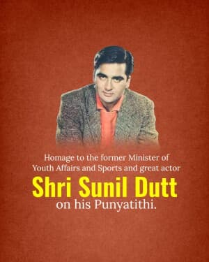 Sunil Dutt Punyatithi post