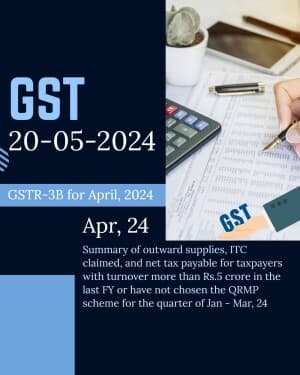 GST promotional poster