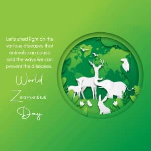 World Zoonoses Day event advertisement