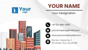 Business Card marketing poster