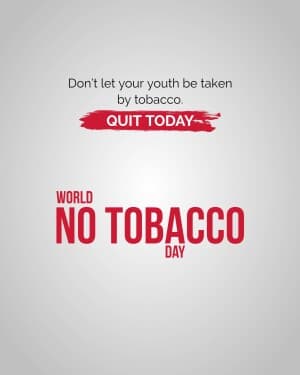 World No Tobacco Day post