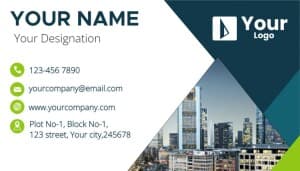 Business Card facebook ad banner