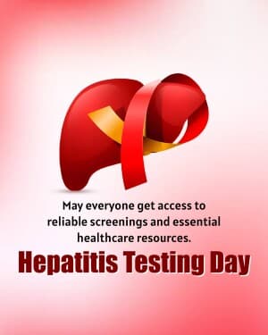 Hepatitis Testing Day illustration