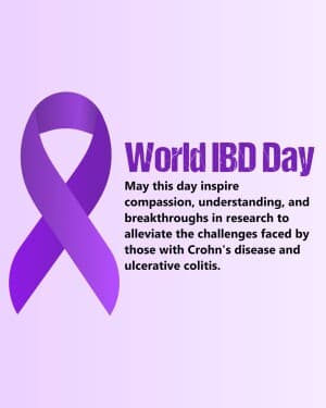 World IBD Day flyer