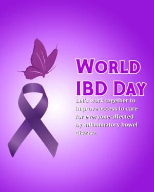World IBD Day event poster