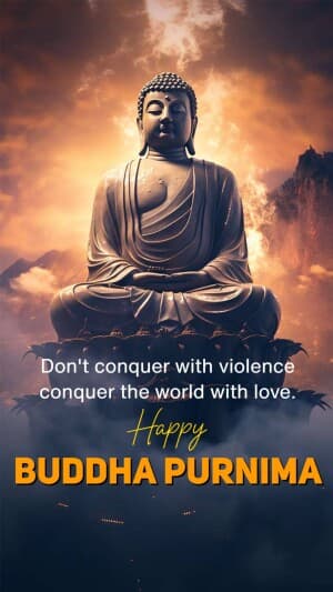 Insta story - Buddha Purnima video