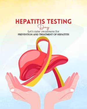 Hepatitis Testing Day flyer