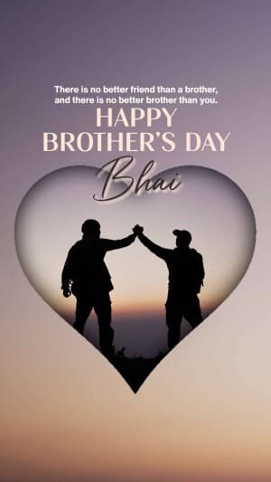 Brother's Day Story facebook banner