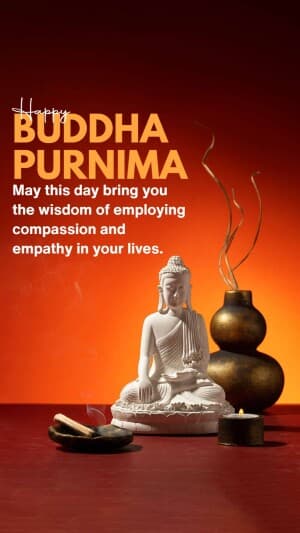 Insta story - Buddha Purnima graphic