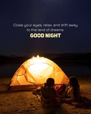 Good Night marketing flyer
