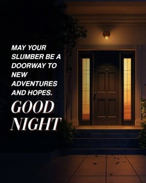 Good Night facebook ad banner