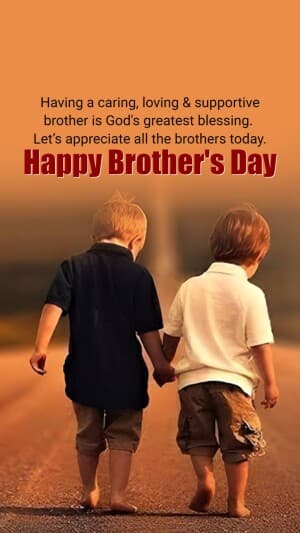 Brother's Day Story Social Media post