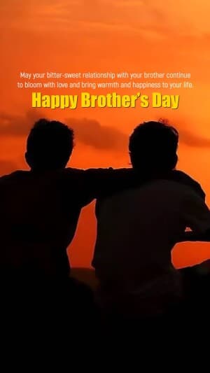 Brother's Day Story flyer