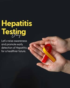 Hepatitis Testing Day event poster