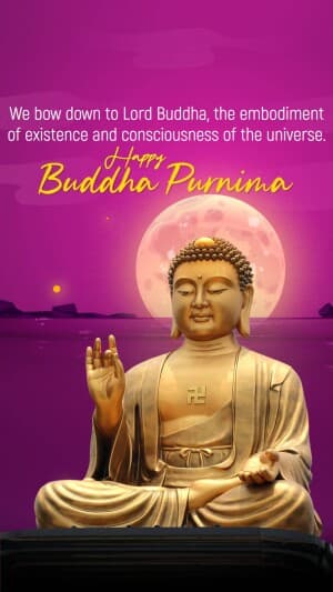 Insta story - Buddha Purnima flyer