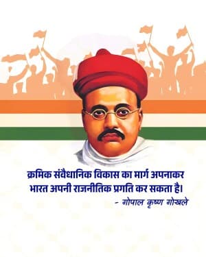 Gopal Krishna Gokhale Instagram flyer