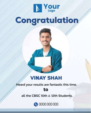 Congratulations Students poster Maker