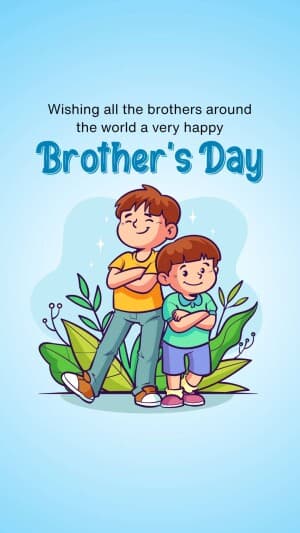 Brother's Day Story Instagram banner