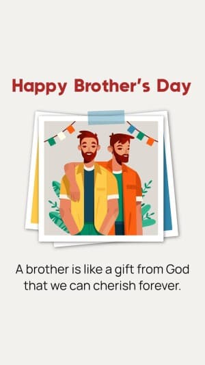 Brother's Day Story post