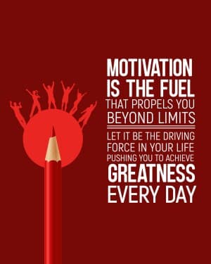 Motivation greeting image