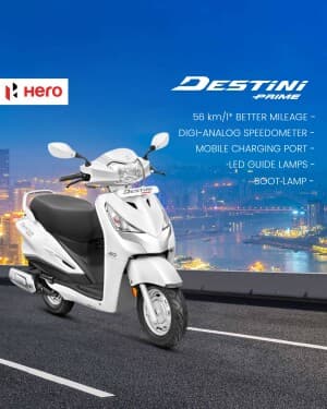 Hero Two Wheeler flyer