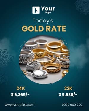 Gold Rate greeting image