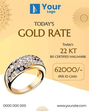 Gold Rate Social Media poster