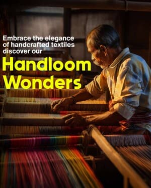 Handloom instagram post