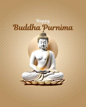 Exclusive Collection - Buddha Purnima marketing poster