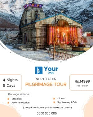 Tourism Places Templates Social Media poster