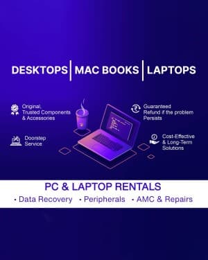 Laptop Repairing Services instagram post