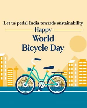 World Bicycle Day flyer
