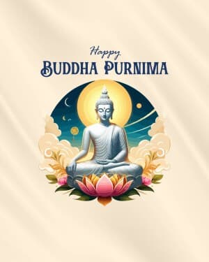 Exclusive Collection - Buddha Purnima whatsapp status poster