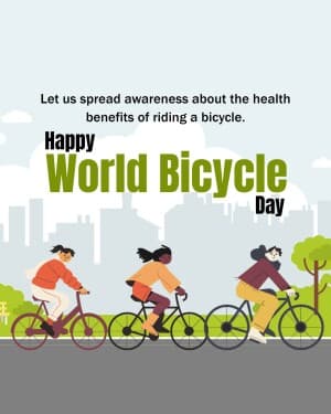 World Bicycle Day graphic