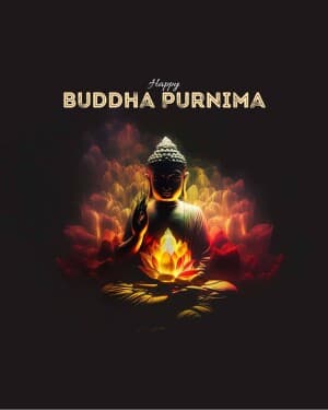 Exclusive Collection - Buddha Purnima poster Maker