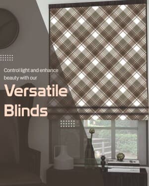 Window Blinds promotional template