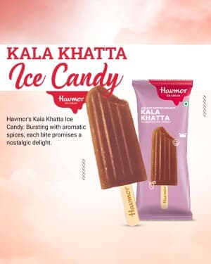 Ice cream promotional post