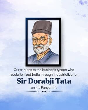 Dorabji Tata Punyatithi poster