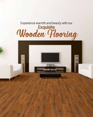 Wooden Flooring promotional template